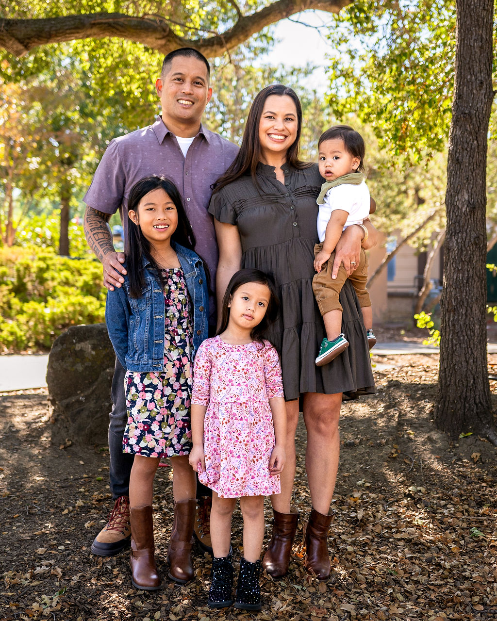 Family portrait session, Oakland